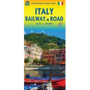 Italien Rail and Road map ITM